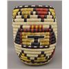 Image 2 : HOPI INDIAN BASKETRY CYLINDER (ANNETTE NASAFOTIE)