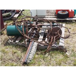 Pallet of Cables and Cattle Oiler