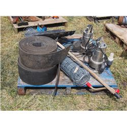 Page Wire, Belting, 1/5 HP Submersible Pumps