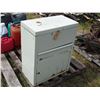 Image 1 : Metal Storage Cabinet with Contents, Locks and Wire Brush Discs 12 by 22 by 28"