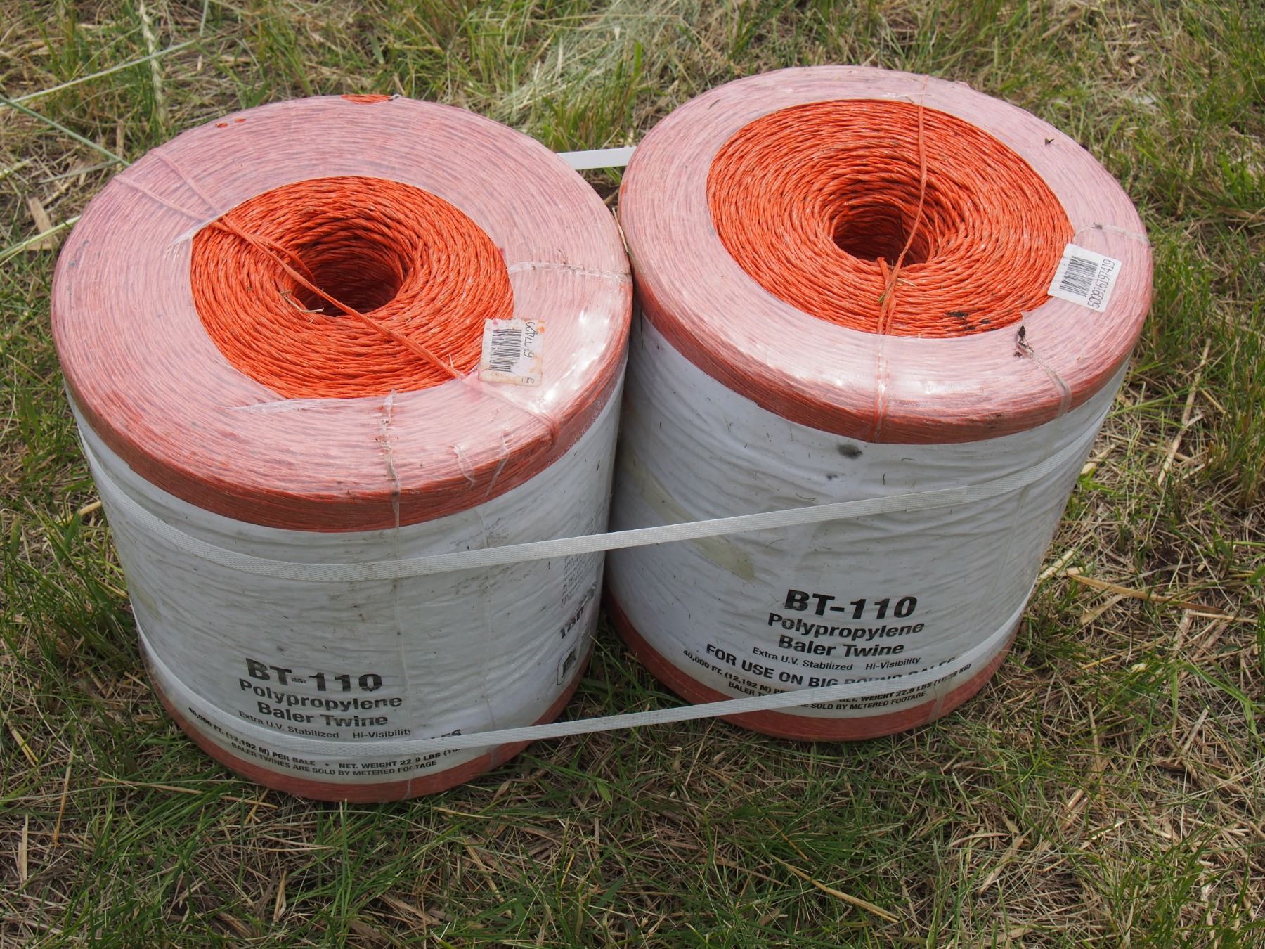 2X THE MONEY New Baler Twine 40,000 Round Baler Bodnarus Auctioneering