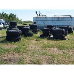 60 Tires (Some with Rims)