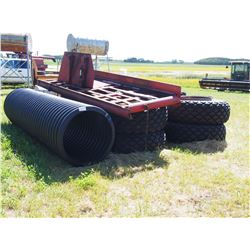 11 Big Tires, some have Rims