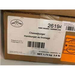 Case lot of 12 Cheeseburgers