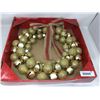 Image 1 : Jingle Bell Wreath-Gold