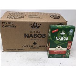 Case of Nabob Ready Brew Colombian Arabica Coffee Sachets (12 x 36g)