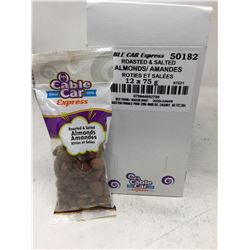 Cable Car Express- Roasted Salted Almonds (12 x 75g)