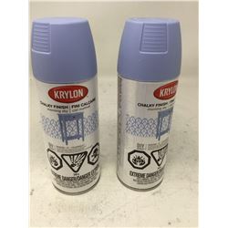 Krylon Chalky Finish-Morning Sky (2 x 340g)