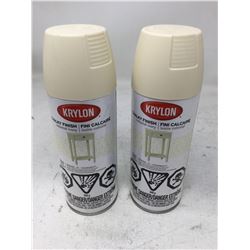 Krylon Chalky Finish-Colonial Ivory(2 x 340)