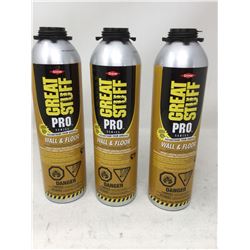 Great Stuff Polyurethane Foam Adhesive (3 x 751g)