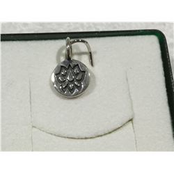 Silver aztec pendant