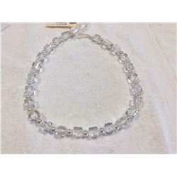 Large crystal style necklace