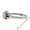 Image 6 : Art Deco 14kt White Gold 0.28 ctw Diamond Solitaire Engagement Ring