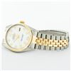 Image 5 : Rolex Mens 2 Tone 14K Mother Of Pearl VS Diamond 36MM Datejust Wristwatch