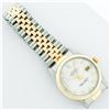 Image 6 : Rolex Mens 2 Tone 14K Mother Of Pearl VS Diamond 36MM Datejust Wristwatch