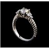 Image 4 : 0.90 ctw Diamond Ring - 14KT White Gold