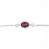Image 5 : New 18kt White Gold 1.13 ctw GIA Pink Sapphire and Diamond Pendant Necklace
