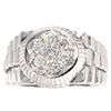 Image 1 : 0.62 ctw Diamond Ring - 14KT White Gold