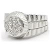 Image 3 : 0.62 ctw Diamond Ring - 14KT White Gold