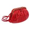Image 2 : Chanel Vintage Red Leather Convertible Clutch Bag