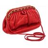 Image 3 : Chanel Vintage Red Leather Convertible Clutch Bag