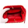 Image 6 : Chanel Vintage Red Leather Convertible Clutch Bag