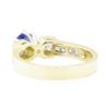 Image 3 : 1.24 ctw Sapphire And Diamond Ring - 14KT Yellow Gold