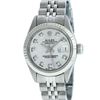 Image 2 : Rolex Ladies Stainless Steel Silver Diamond 26MM Datejust Wristwatch