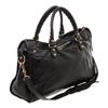Image 3 : Balenciaga Black Leather Motorcross Giant 12 City Bag