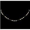 Image 1 : 14KT Yellow Gold 2.96 ctw Diamond Necklace