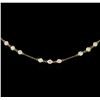 Image 2 : 14KT Yellow Gold 2.96 ctw Diamond Necklace