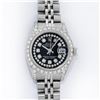 Image 2 : Rolex Ladies Stainless Steel 26MM Black Diamond Lugs Datejust Wristwatch