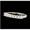 Image 1 : 0.54 ctw Diamond Ring - 14KT White Gold