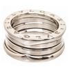 Image 4 : Bvlgari 18K White Gold B.zero1 Double Ring 48