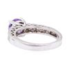 Image 3 : 1.61 ctw Tanzanite And Diamond Ring - 14KT White Gold