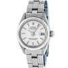 Image 2 : Rolex Ladies Stainless Steel Silver Index Oyster Band 26MM Datejust Wristwatch
