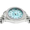 Image 4 : Rolex Ladies Stainless Steel Ice Blue Diamond 26MM Datejust Wristwatch