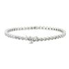 Image 2 : 4.97 ctw Diamond Bangle Bracelet - 18KT White Gold