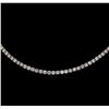 Image 2 : 18KT White Gold 21.08 ctw Diamond Necklace