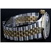 Image 2 : Rolex Mens 2 Tone 14K Mother Of Pearl Diamond & Sapphire Datejust Wristwatch