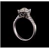 Image 4 : 0.85 ctw Diamond Ring - 14KT White Gold