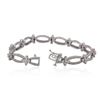Image 3 : 14KT White Gold 3.09 ctw Diamond Bracelet