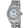 Image 2 : Rolex Ladies Stainless Steel 26MM MOP Diamond Lugs Datejust Wristwatch