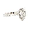 Image 1 : 0.38 ctw Diamond Ring - 14KT White Gold
