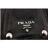 Image 5 : Prada Black Leather Gaufre Shoulder Bag