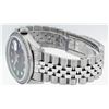 Image 5 : Rolex Mens Stainless Steel Black Diamond 36MM Datejust Wristwatch