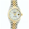 Image 2 : Rolex Mens 2 Tone MOP Diamond Lugs 36MM Datejust Wristwatch