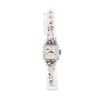Image 1 : Hamilton 1.80 ctw Diamond Lady's Vintage Wristwatch - 14KT White Gold