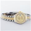Image 4 : Rolex Ladies 2 Tone 14K Champagne Diamond Datejust Wriswatch