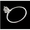 Image 3 : 0.53 ctw Diamond Wedding Ring - 14KT White Gold